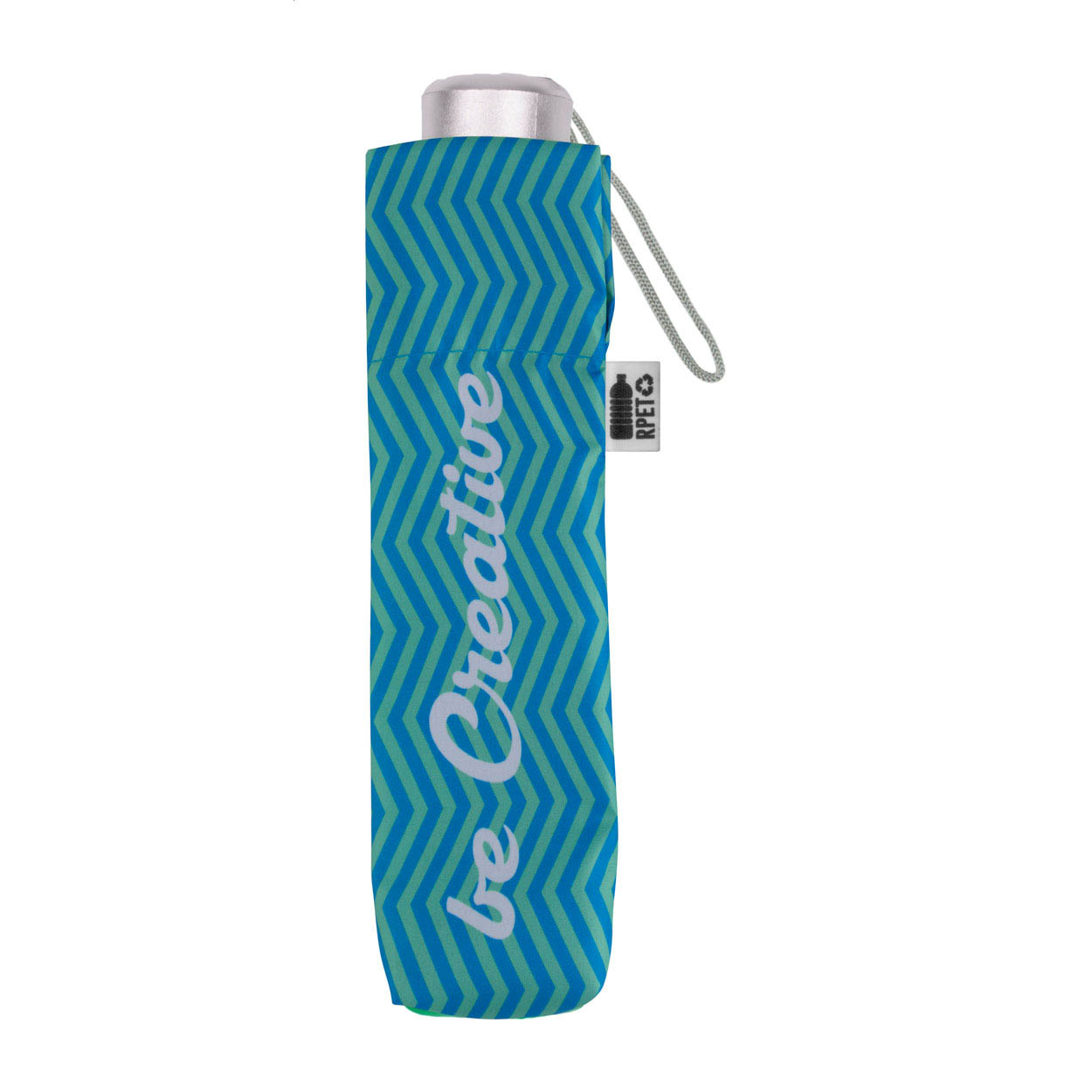 Custodia personalizzabile per ombrelli pieghevoli, materiale RPET pongee 190T — Borse e viaggio personalizzabile con il tuo logo