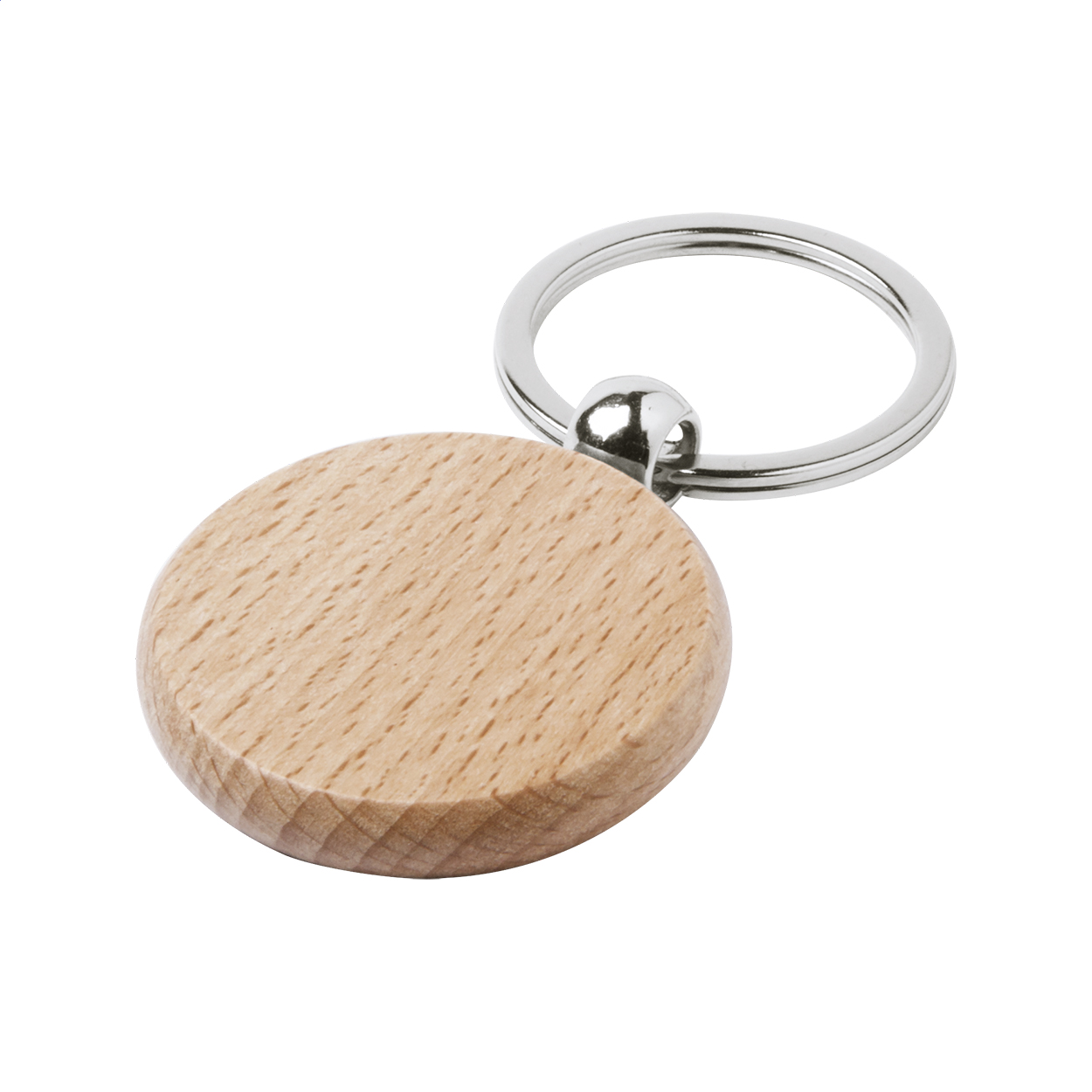 Portachiavi, rotondo — gadget promozionale personalizzabile con il tuo logo