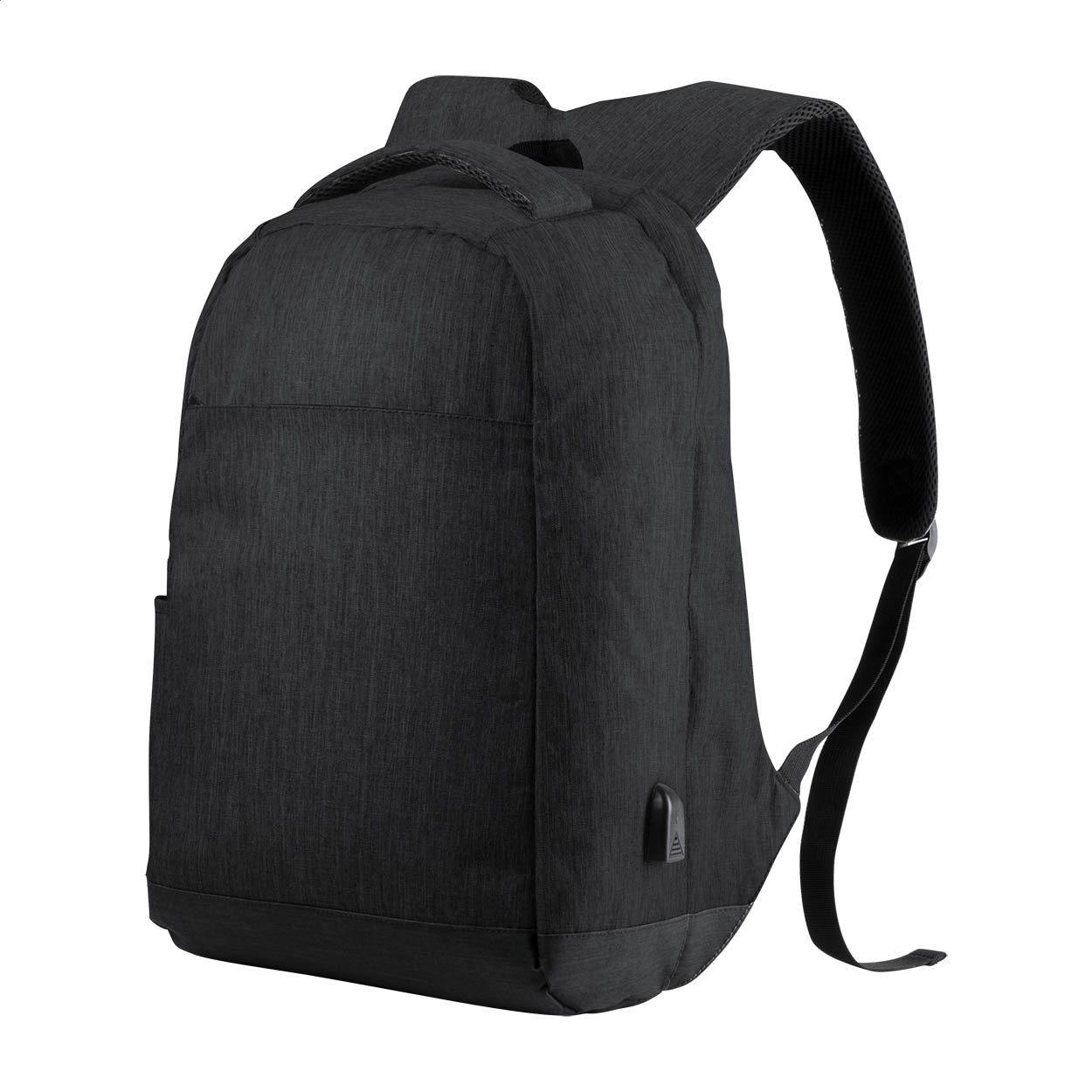 Zaino antitaccheggio con tasche multiple, scomparto imbottito per laptop (15") e tablet (12"), schienale imbottito e tracolla — gadget promozionale personalizzabile con il tuo logo
