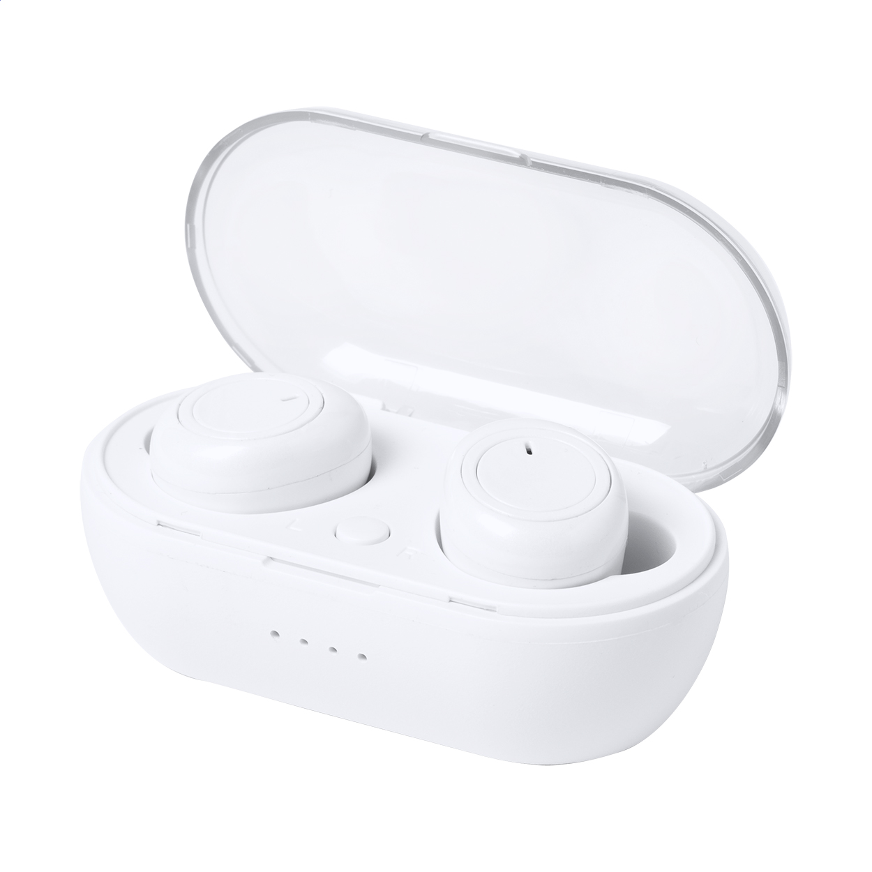 auricolari wireless — gadget promozionale personalizzabile con il tuo logo