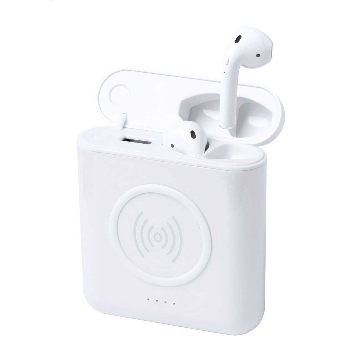 auricolari per power bank — gadget promozionale personalizzabile con il tuo logo