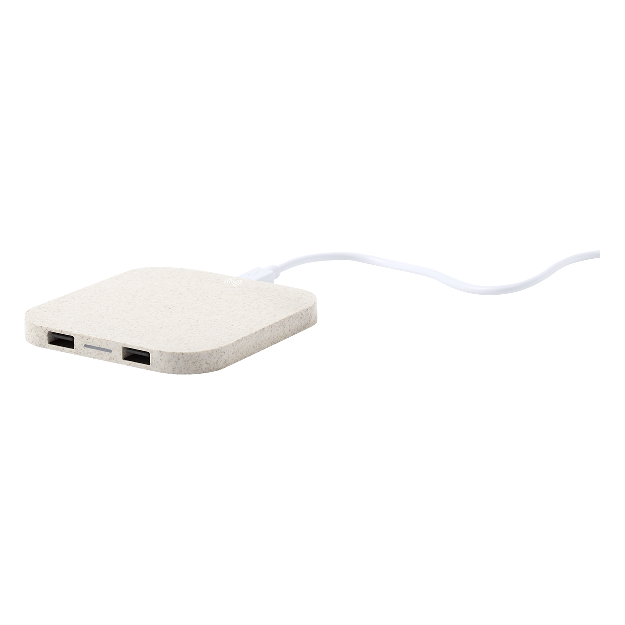 caricabatteria wireless — gadget promozionale personalizzabile con il tuo logo