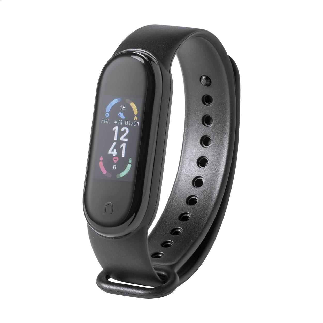 Smartwatch multilingue e wireless con schermo TFT da 0,96" e cinturino in TPU — gadget promozionale personalizzabile con il tuo logo