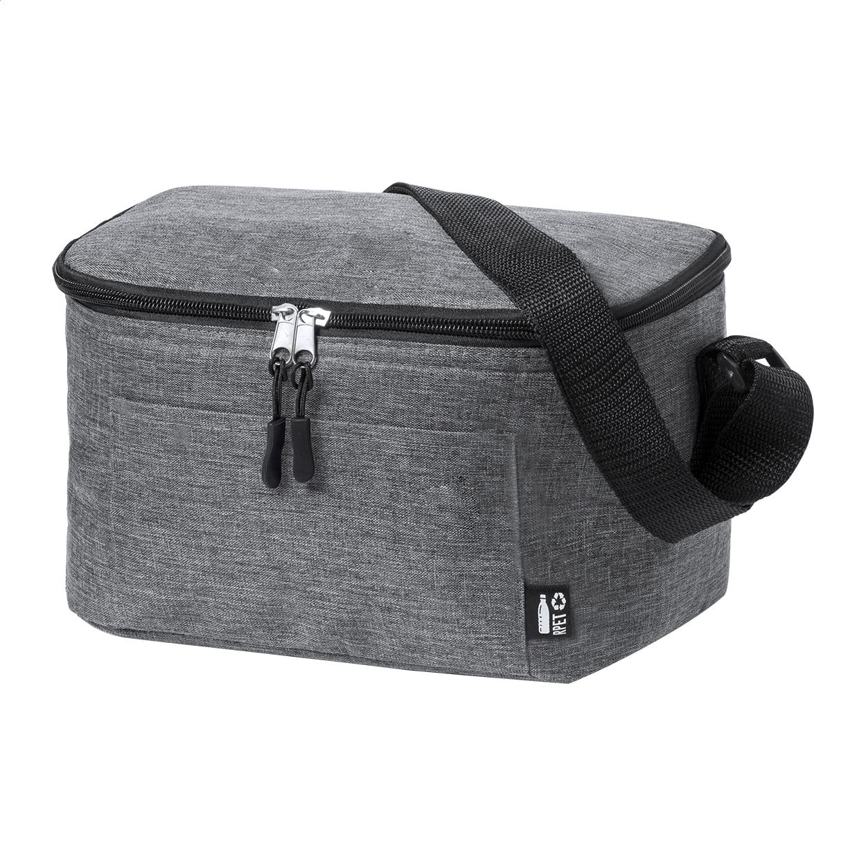 Borsa frigo in RPET — gadget promozionale personalizzabile con il tuo logo