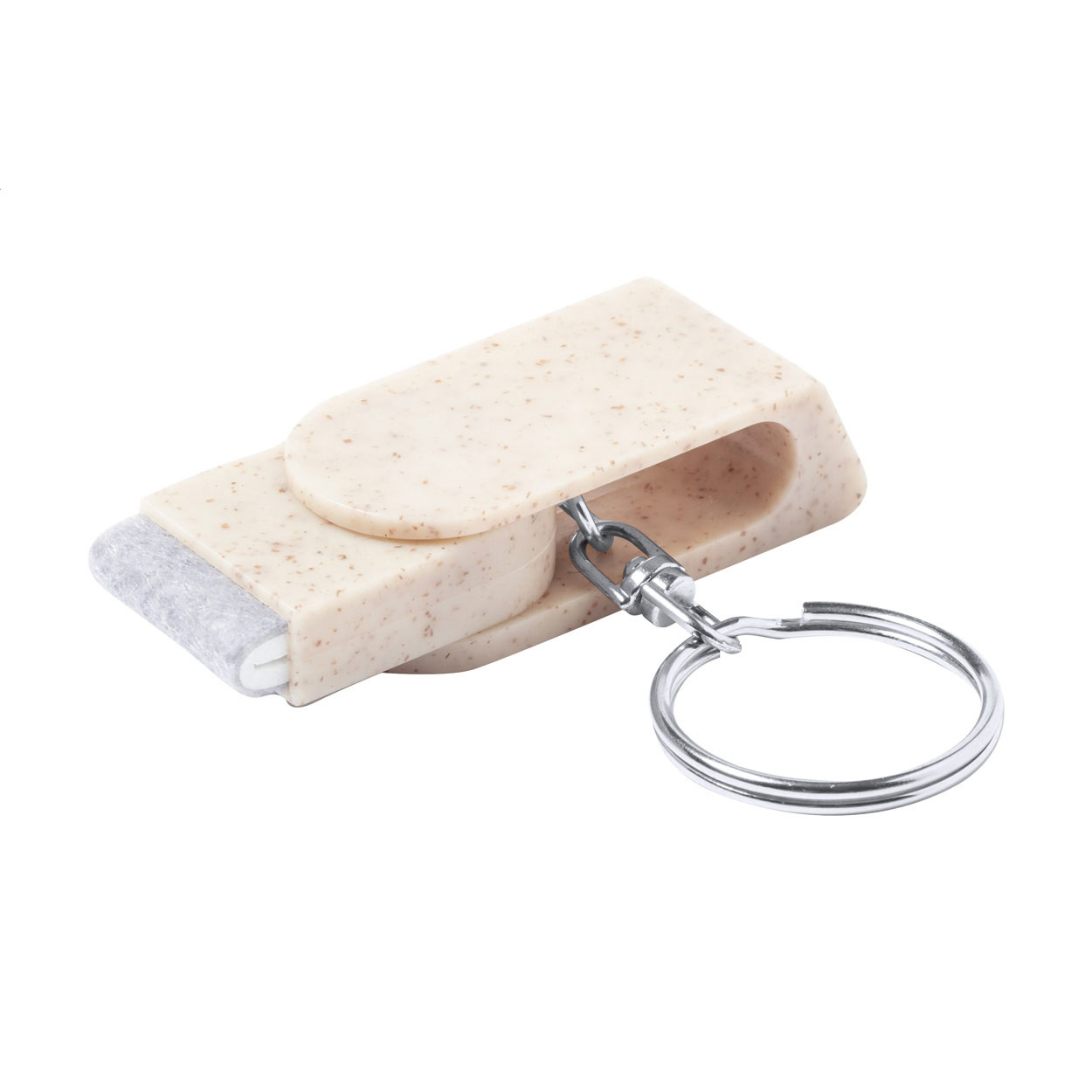 Portachiavi con supporto cellulare — gadget promozionale personalizzabile con il tuo logo