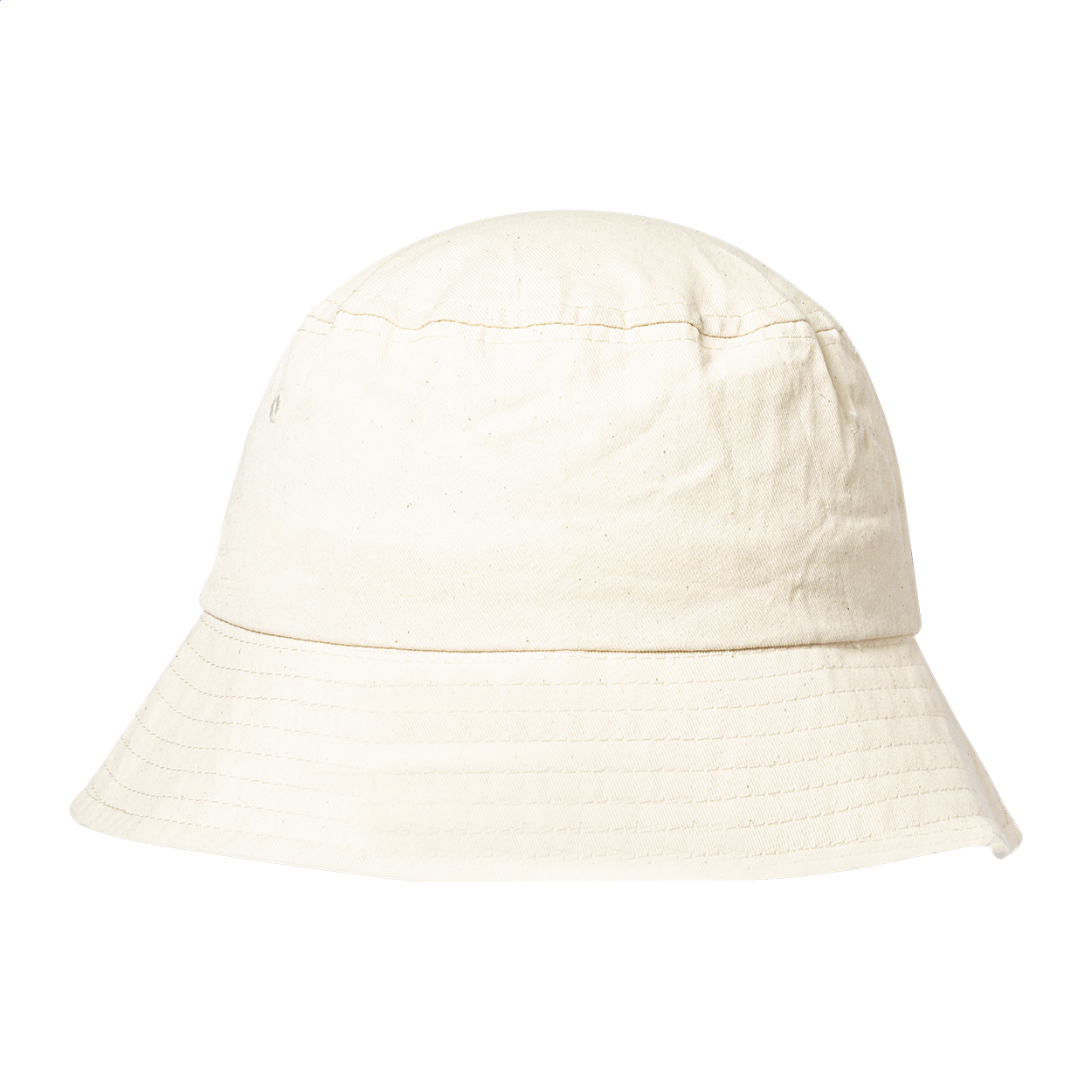 Cappello pescatore in 100% cotone riciclato, 180 gr/m² — gadget promozionale personalizzabile con il tuo logo