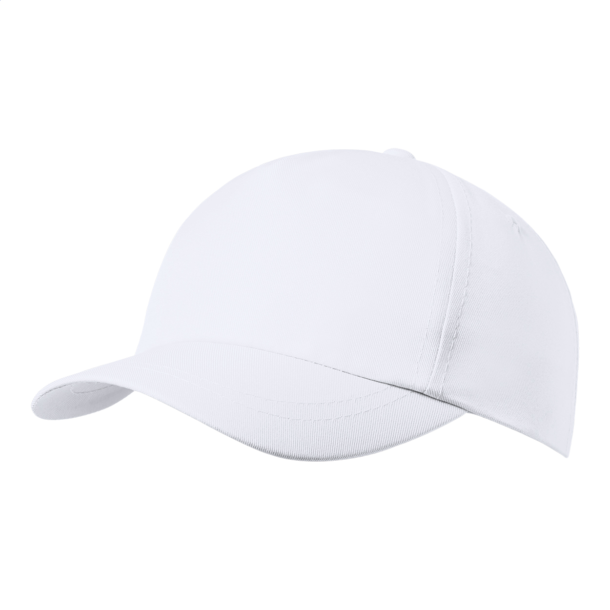 Cappellino per bambini, 5 pannelli in poliestere RPET da 145 g/m² con chiusura a velcro — gadget promozionale personalizzabile con il tuo logo