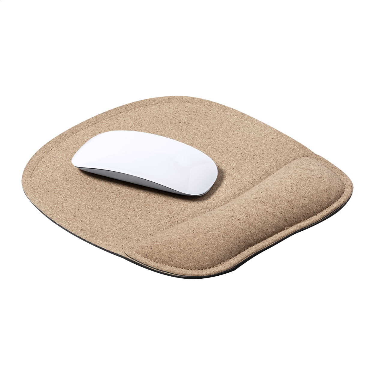 Tappetino mouse in sughero — gadget promozionale personalizzabile con il tuo logo