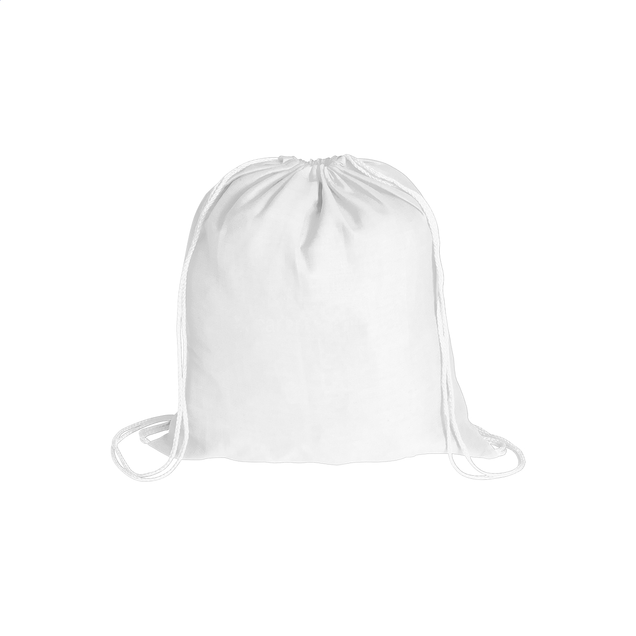 Sacca con chiusura a coulisse in 100% cotone — gadget promozionale personalizzabile con il tuo logo