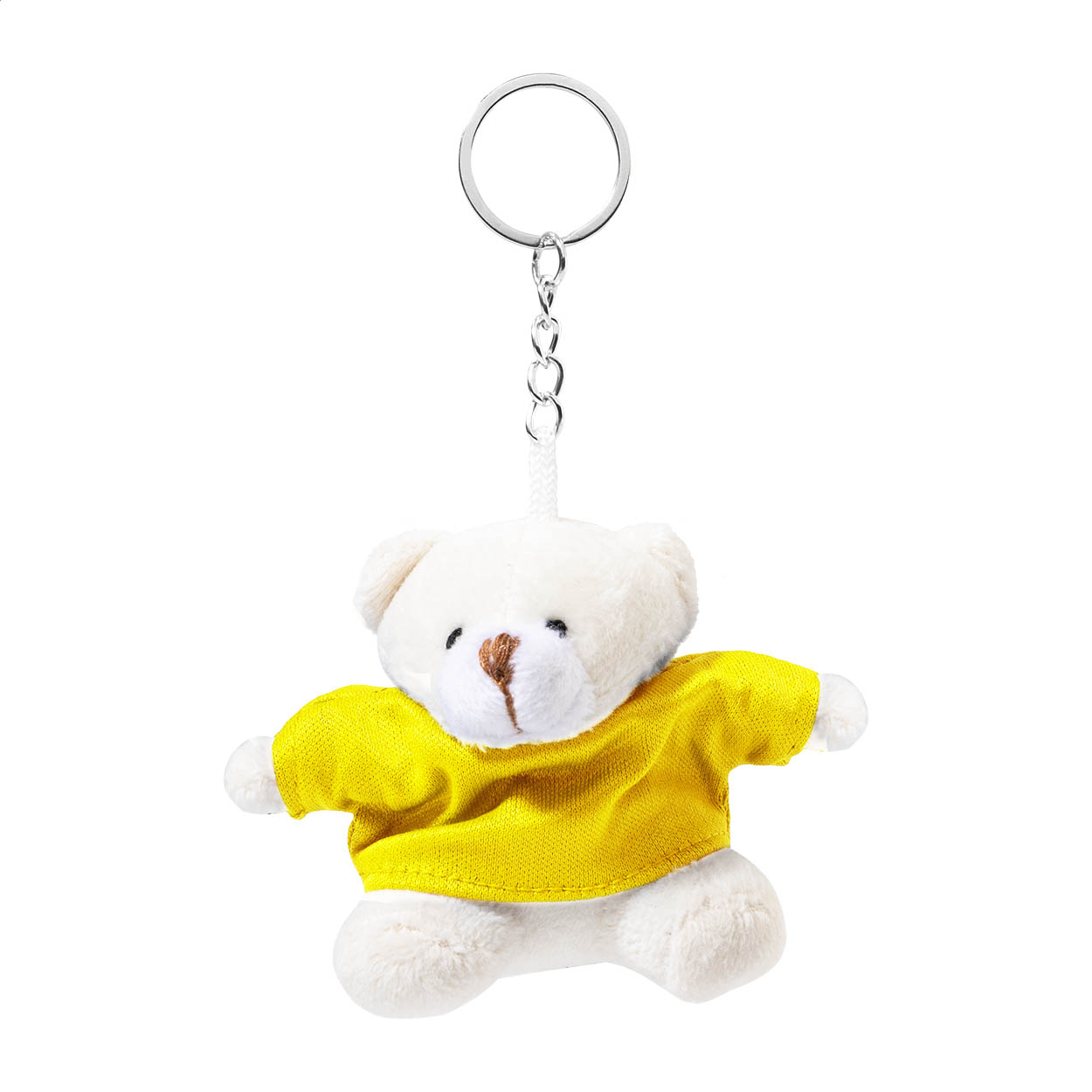 orsetto peluche portachiavi — gadget promozionale personalizzabile con il tuo logo