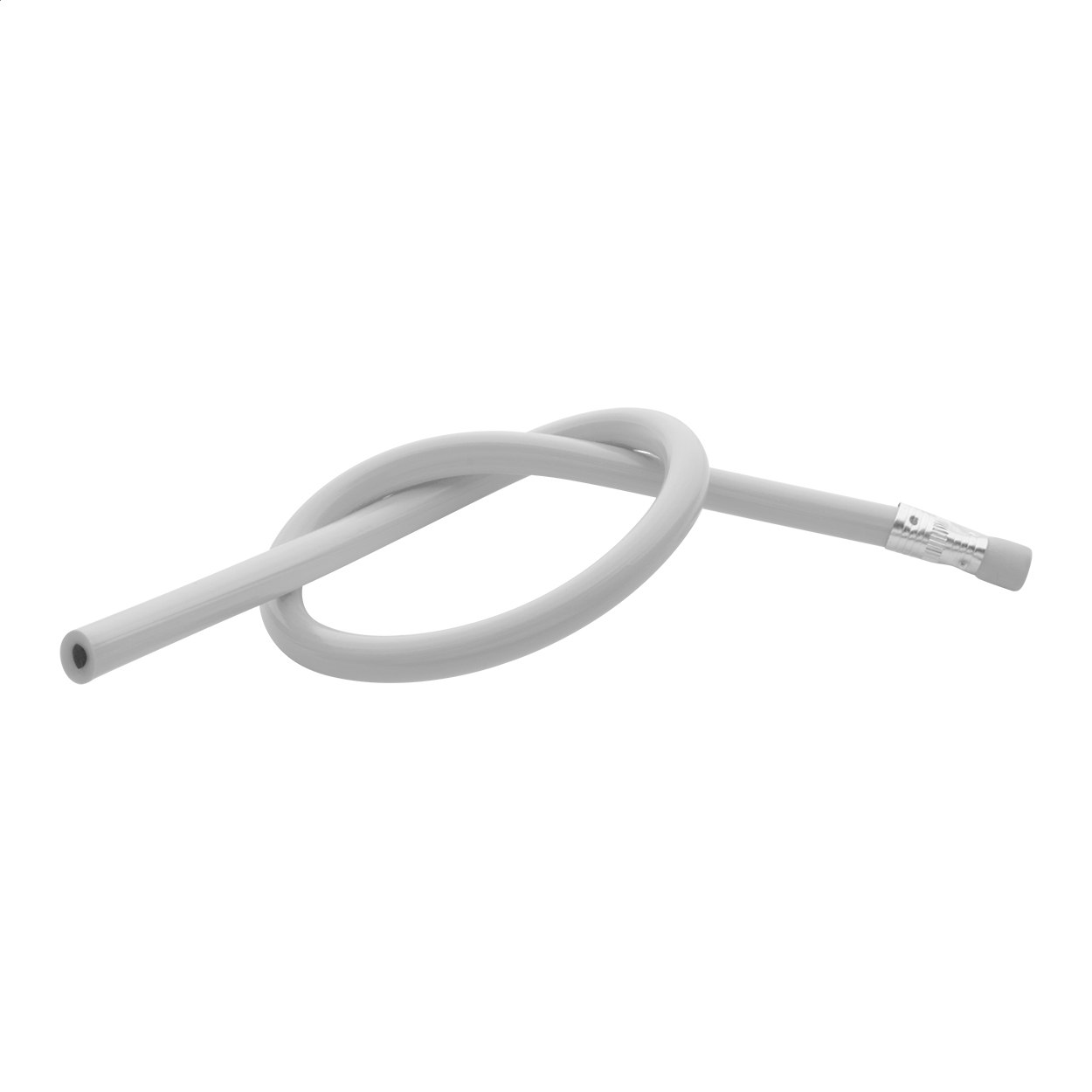 Matita flessibile con gomma, in plastica speciale elastica — gadget promozionale personalizzabile con il tuo logo