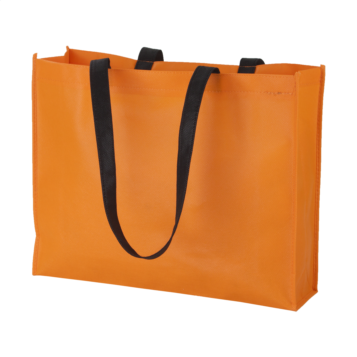 Shopper con manici lunghi, in tessuto non tessuto, 90 g/m² — gadget promozionale personalizzabile con il tuo logo
