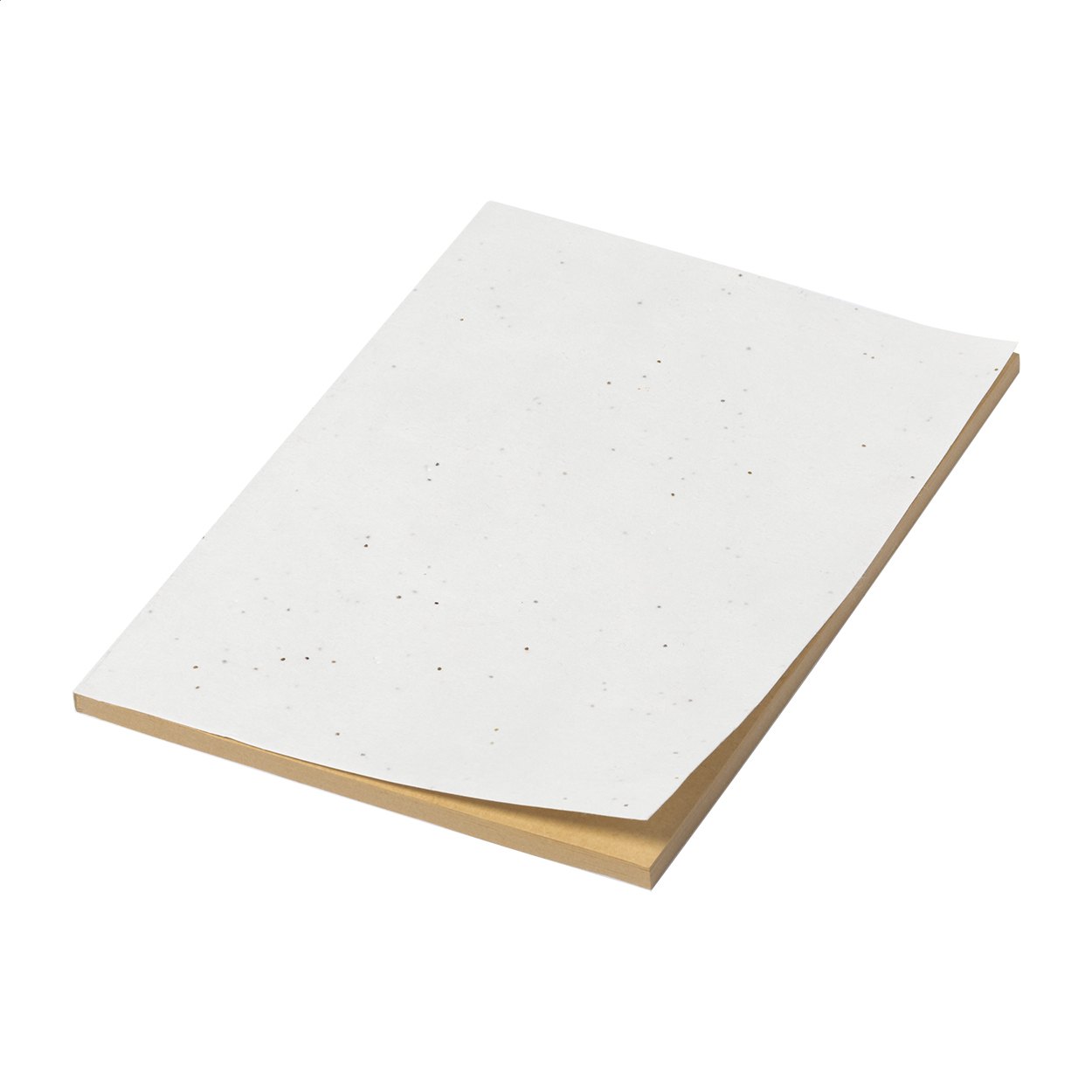 quaderno in carta con semi — gadget promozionale personalizzabile con il tuo logo