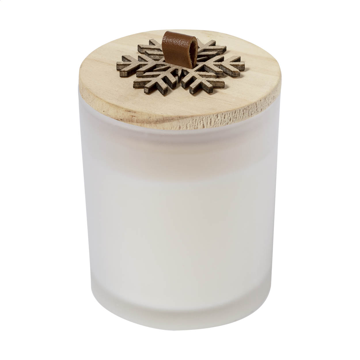 Candela natalizia — gadget promozionale personalizzabile con il tuo logo