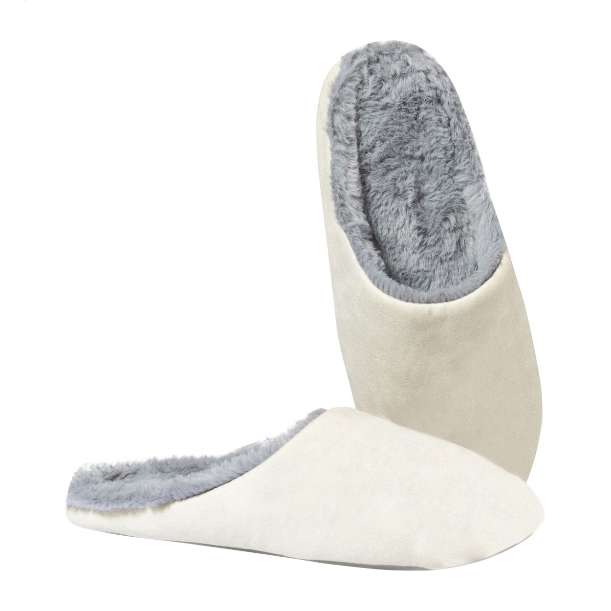 Pantofole unisex in cotone con interno in poliestere felpato — gadget promozionale personalizzabile con il tuo logo