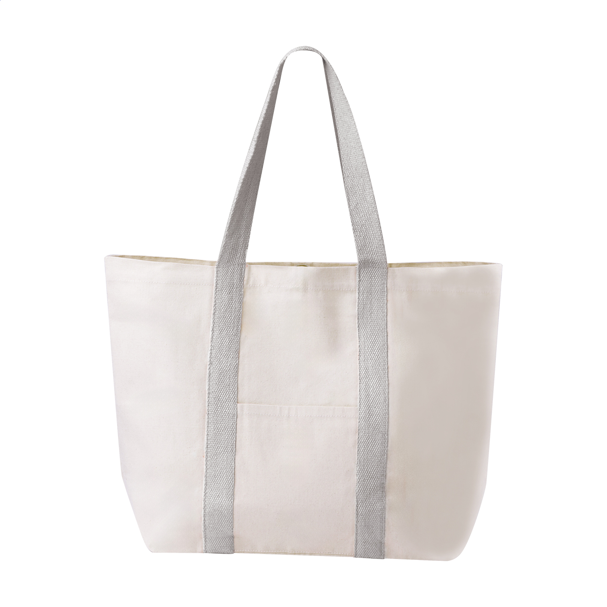 Borsa shopper da spiaggia in cotone da 280 g/m² — gadget promozionale personalizzabile con il tuo logo