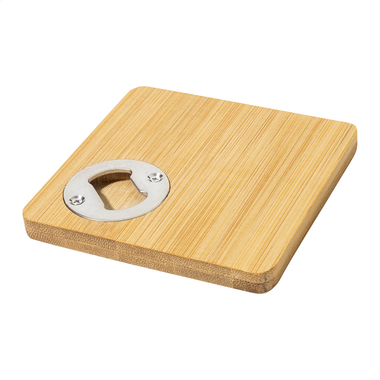 sottobicchiere apribottiglie — gadget promozionale personalizzabile con il tuo logo