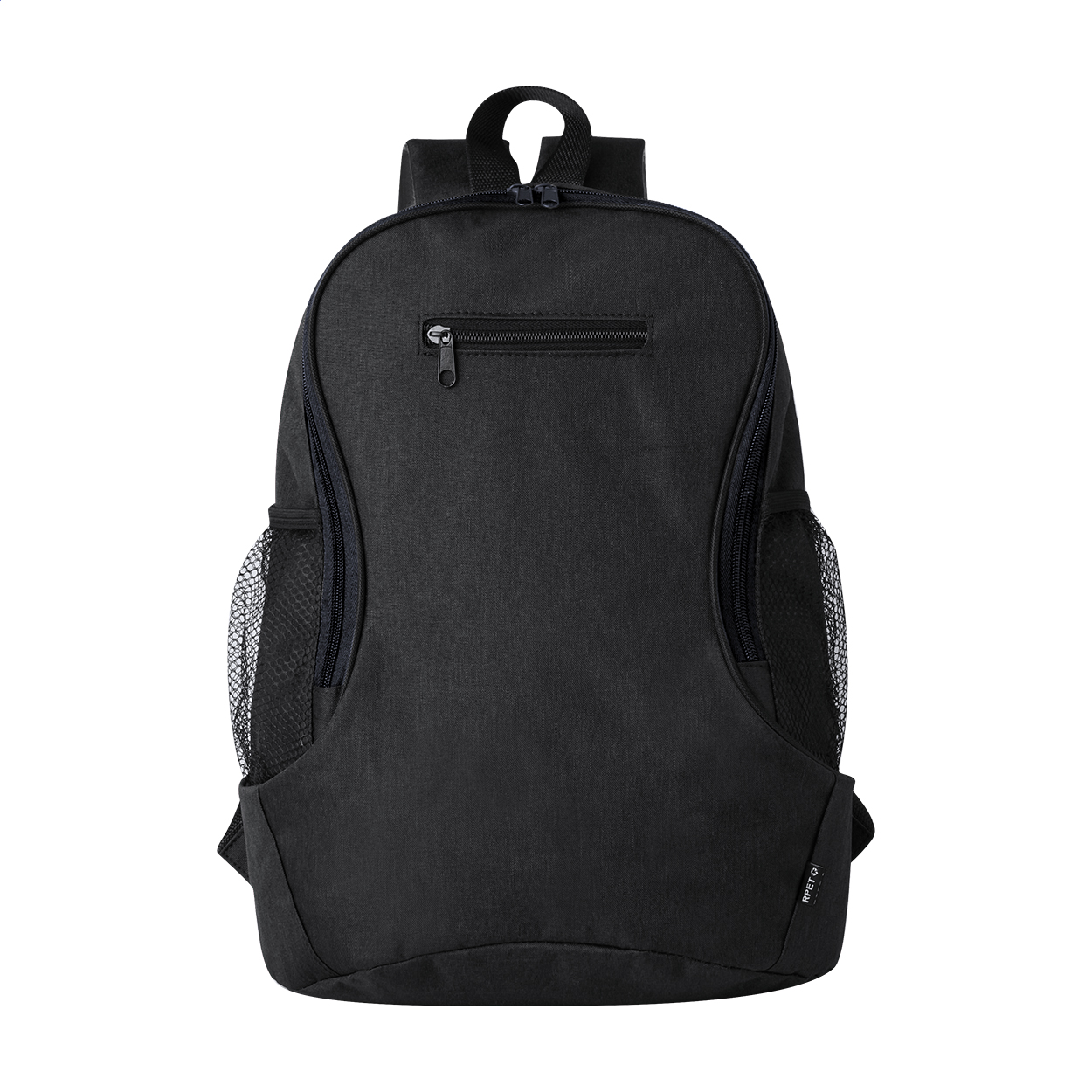 zaino in RPET — gadget promozionale personalizzabile con il tuo logo