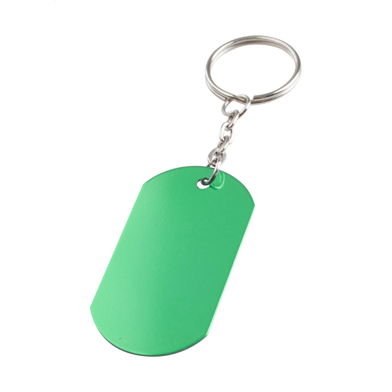 Portachiavi in alluminio colorato — gadget promozionale personalizzabile con il tuo logo