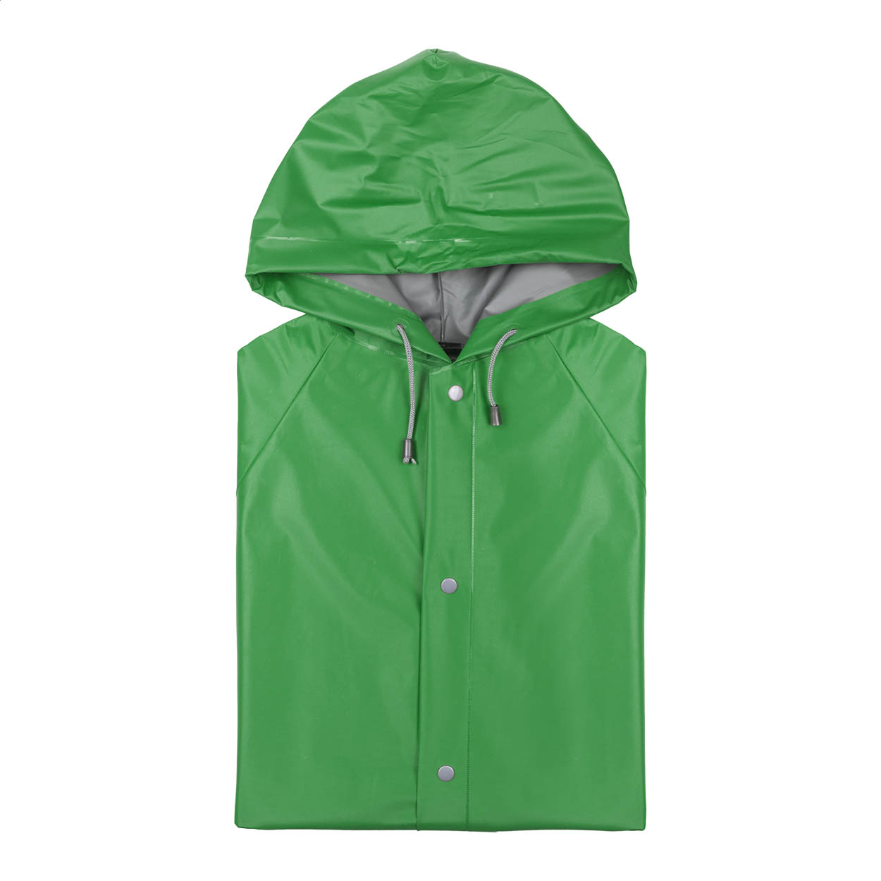 Impermeabile con cappuccio in resistente PVC con finiture termosaldate — gadget promozionale personalizzabile con il tuo logo