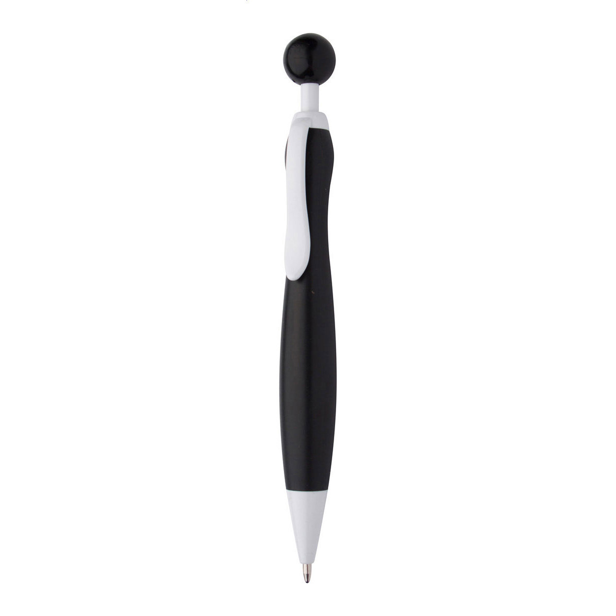Penna a sfera in plastica con refill blu — gadget promozionale personalizzabile con il tuo logo