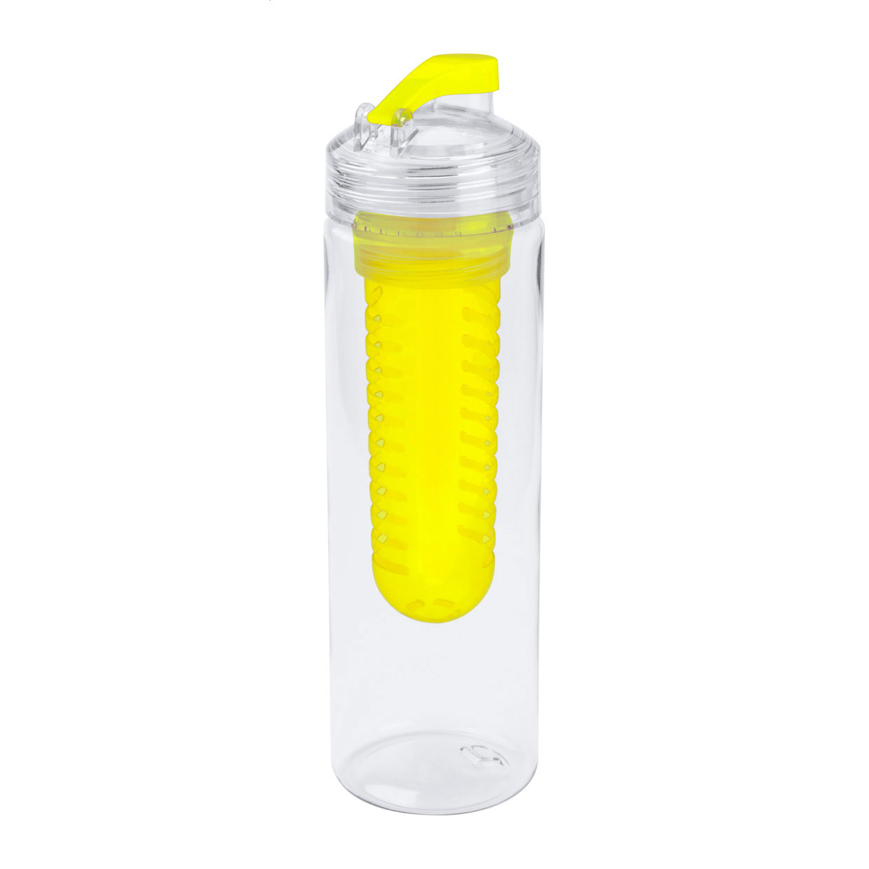 Bottiglia sportiva trasparente in tritolo senza BPA — gadget promozionale personalizzabile con il tuo logo