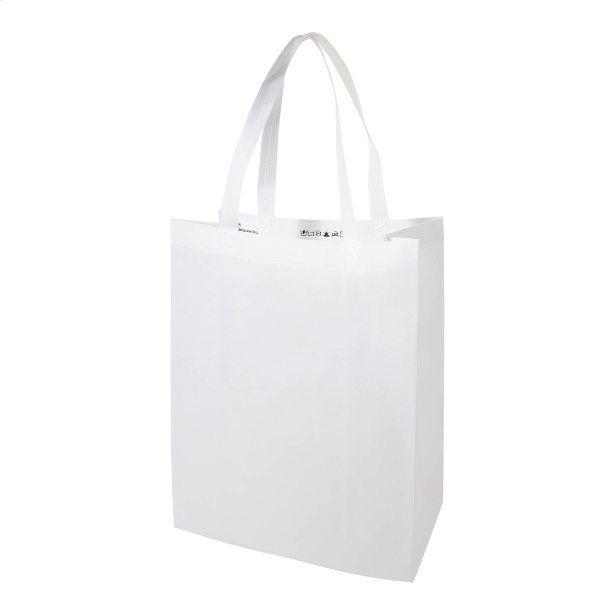 Shopper in TNT con manici lunghi, 70 g/m² — gadget promozionale personalizzabile con il tuo logo