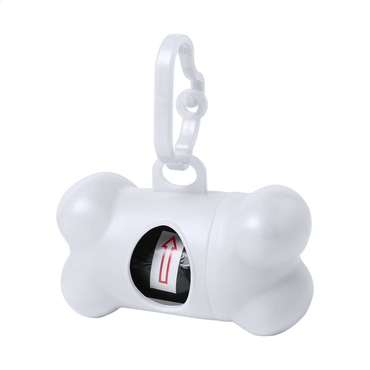distributore di sacchetti per rifiuti cane — gadget promozionale personalizzabile con il tuo logo