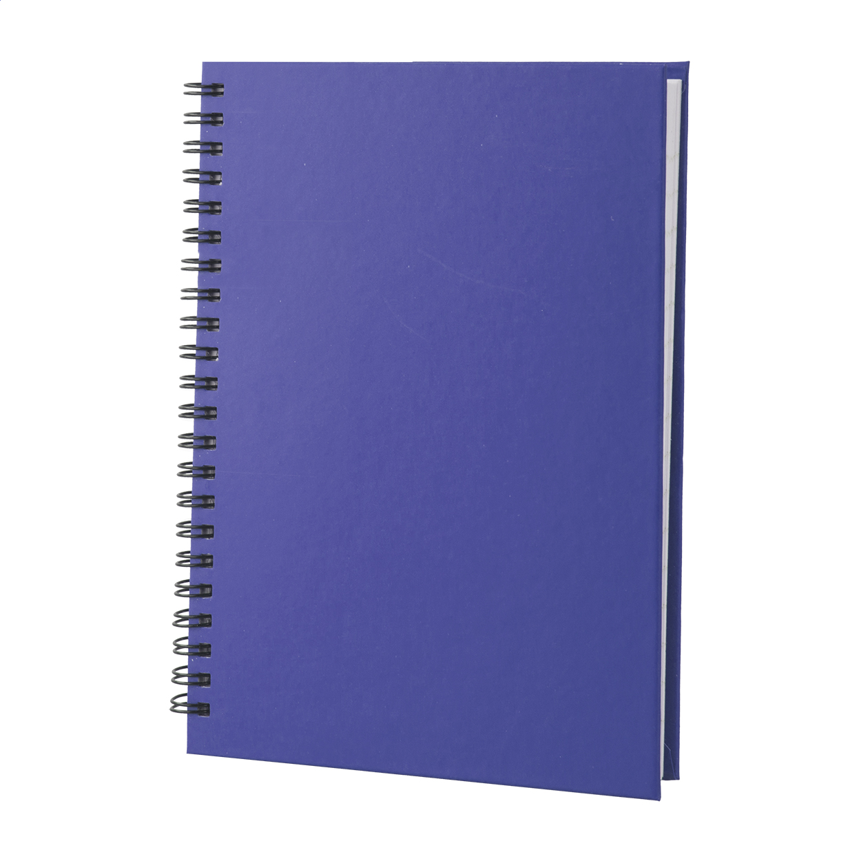 Quaderno con copertina in carta riciclata e 80 fogli a righe — gadget promozionale personalizzabile con il tuo logo