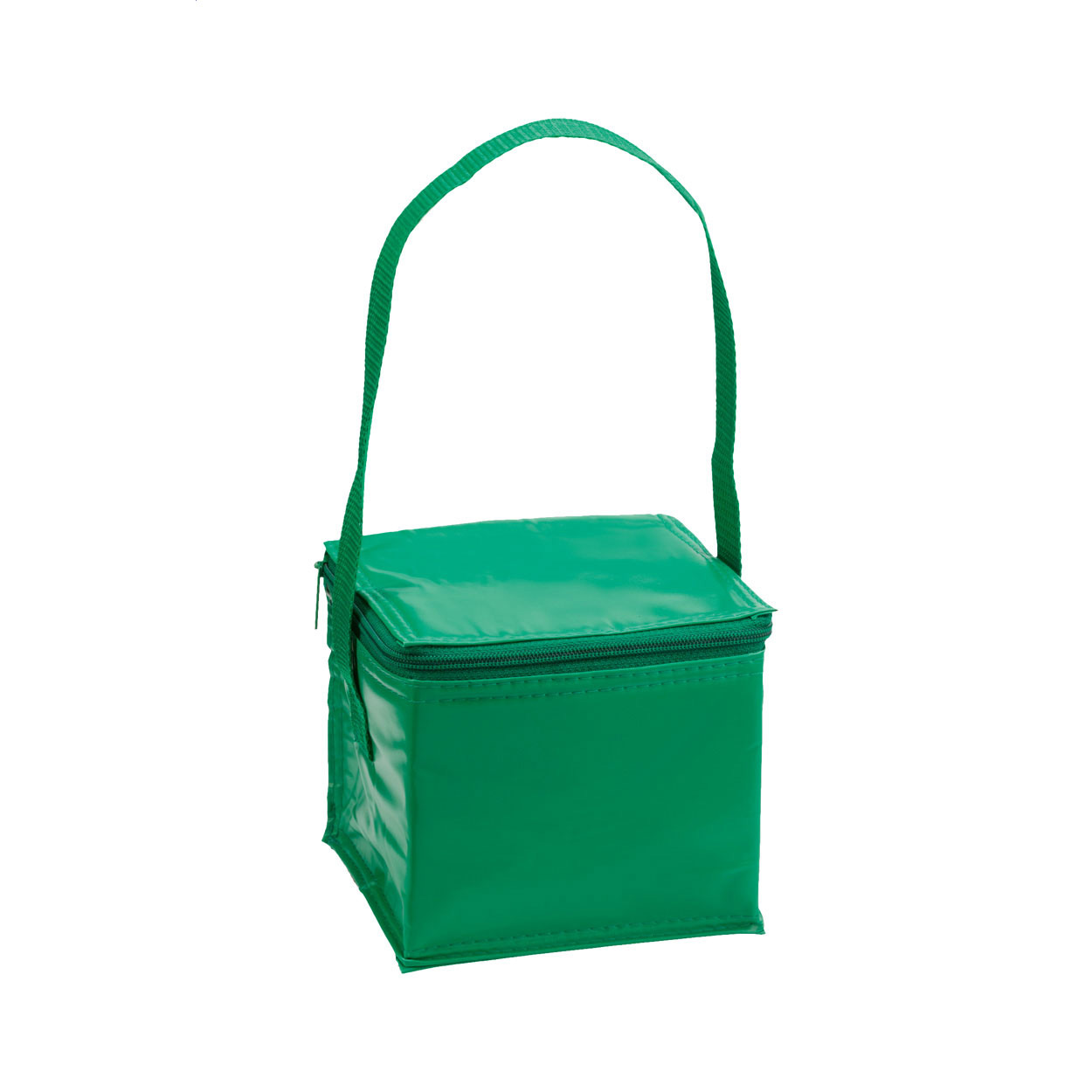 Borsa termica in PVC con cerniera e imbottitura in alluminio — gadget promozionale personalizzabile con il tuo logo
