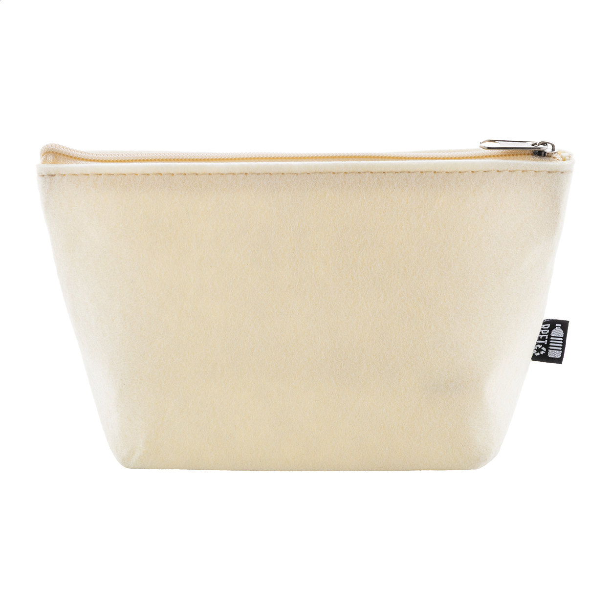Trousse in RPET — gadget promozionale personalizzabile con il tuo logo