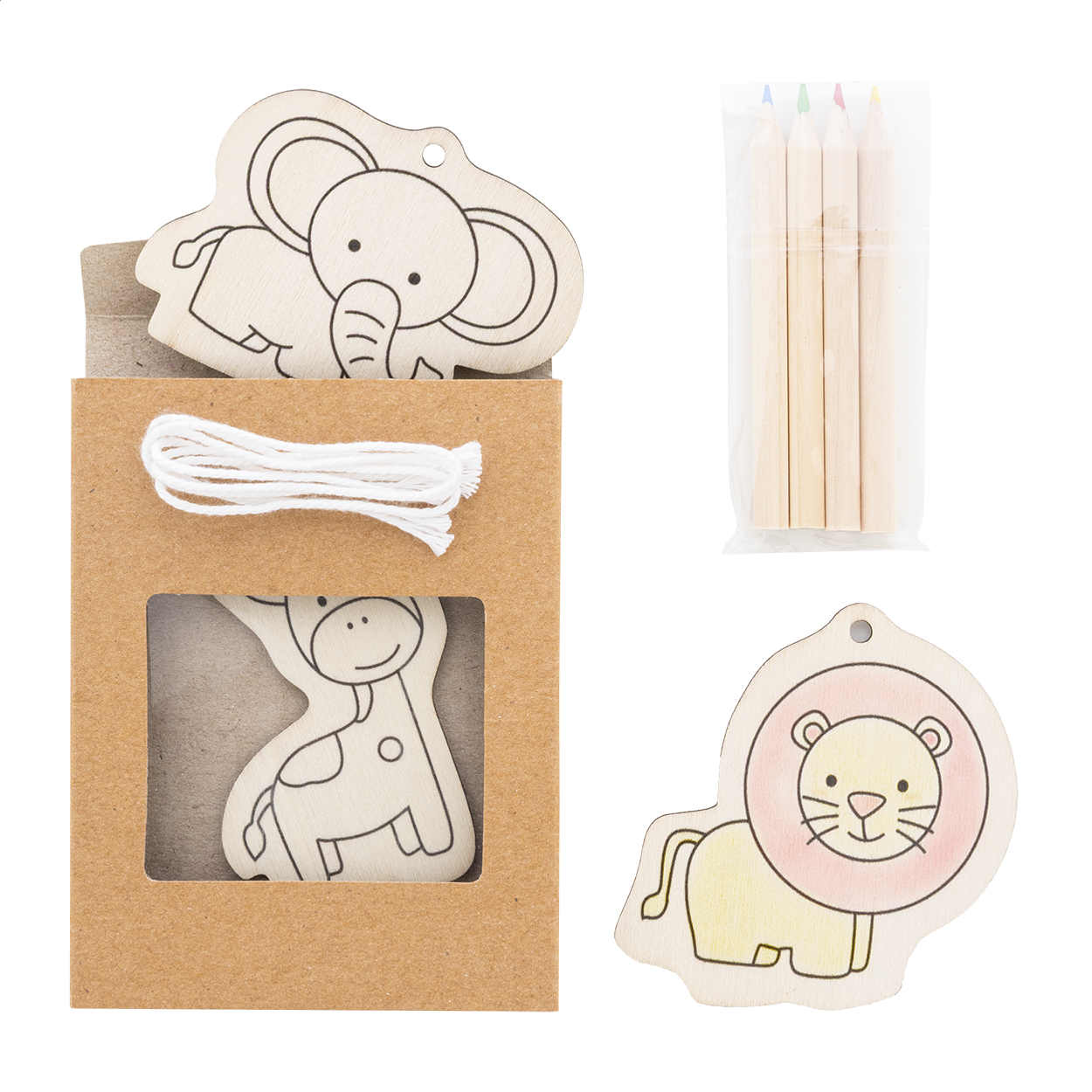 set da colorare — gadget promozionale personalizzabile con il tuo logo
