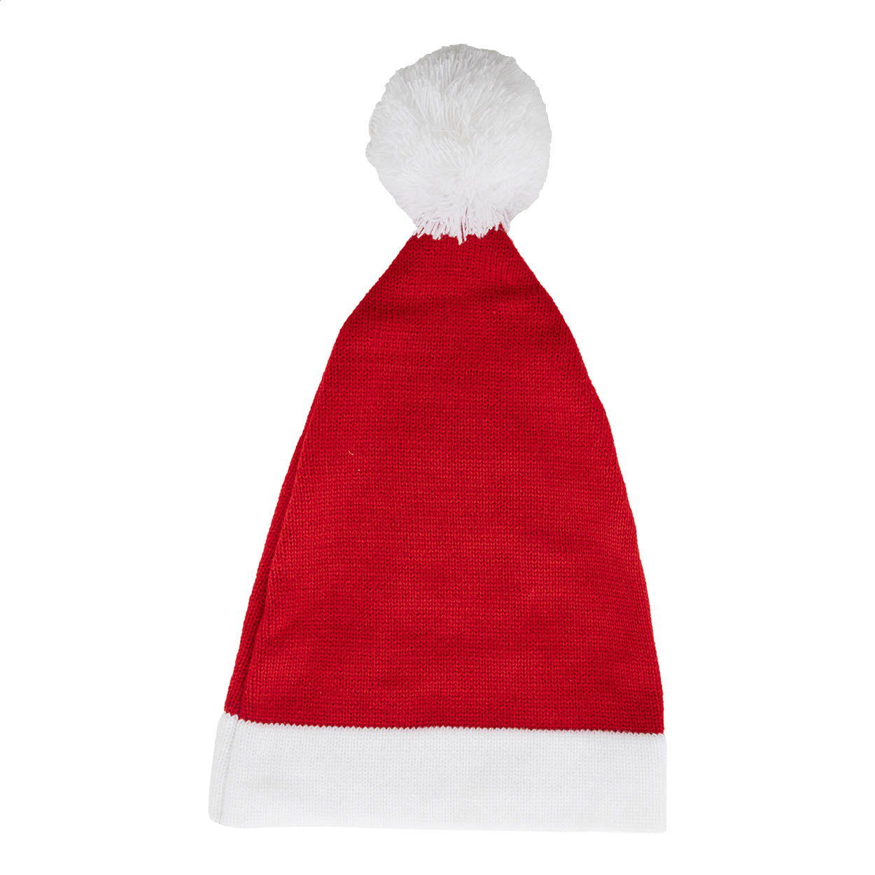 cappello da Babbo Natale lavorato a maglia — gadget promozionale personalizzabile con il tuo logo