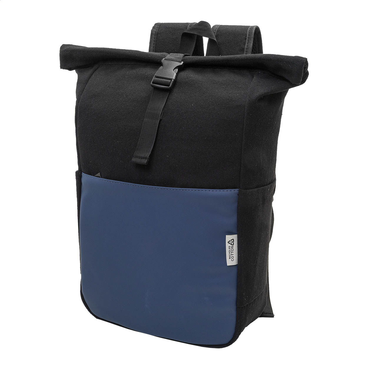 Zaino in canvas riciclato — gadget promozionale personalizzabile con il tuo logo