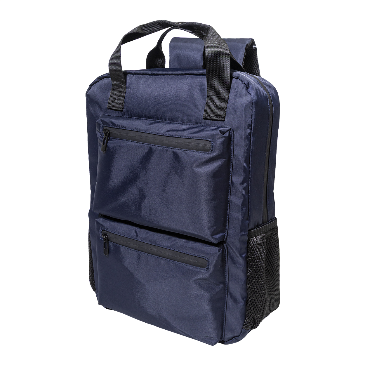Zaino in twill RPET — gadget promozionale personalizzabile con il tuo logo