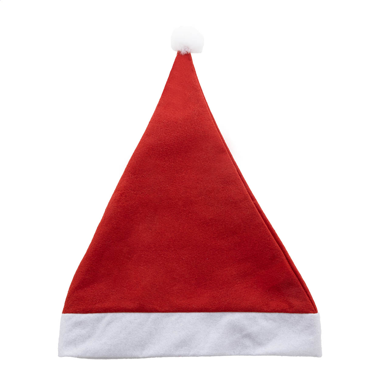 Cappello Babbo Natale in RPET — gadget promozionale personalizzabile con il tuo logo