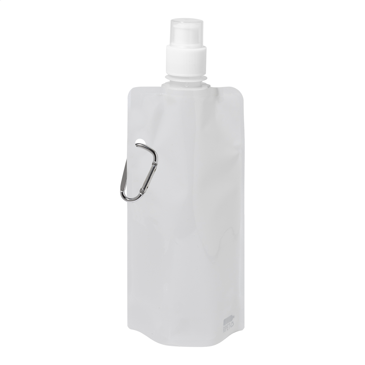 Borraccia ripiegabile in RPET da 500ml — gadget promozionale personalizzabile con il tuo logo