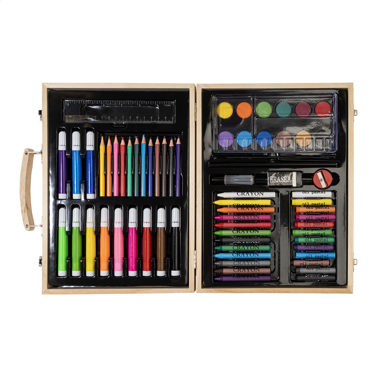 set completo per disegnare e dipingere — gadget promozionale personalizzabile con il tuo logo