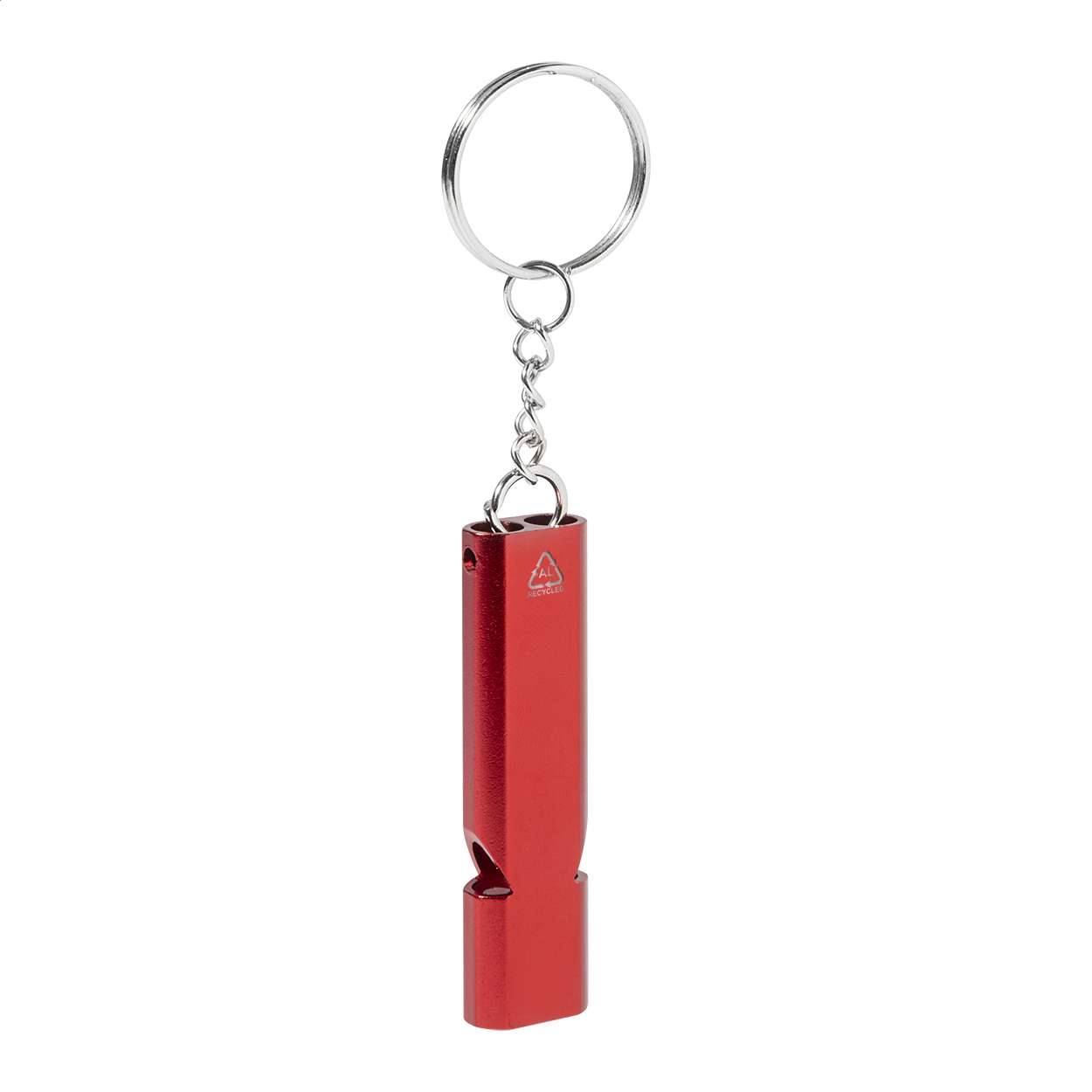 portachiavi con fischietto — gadget promozionale personalizzabile con il tuo logo