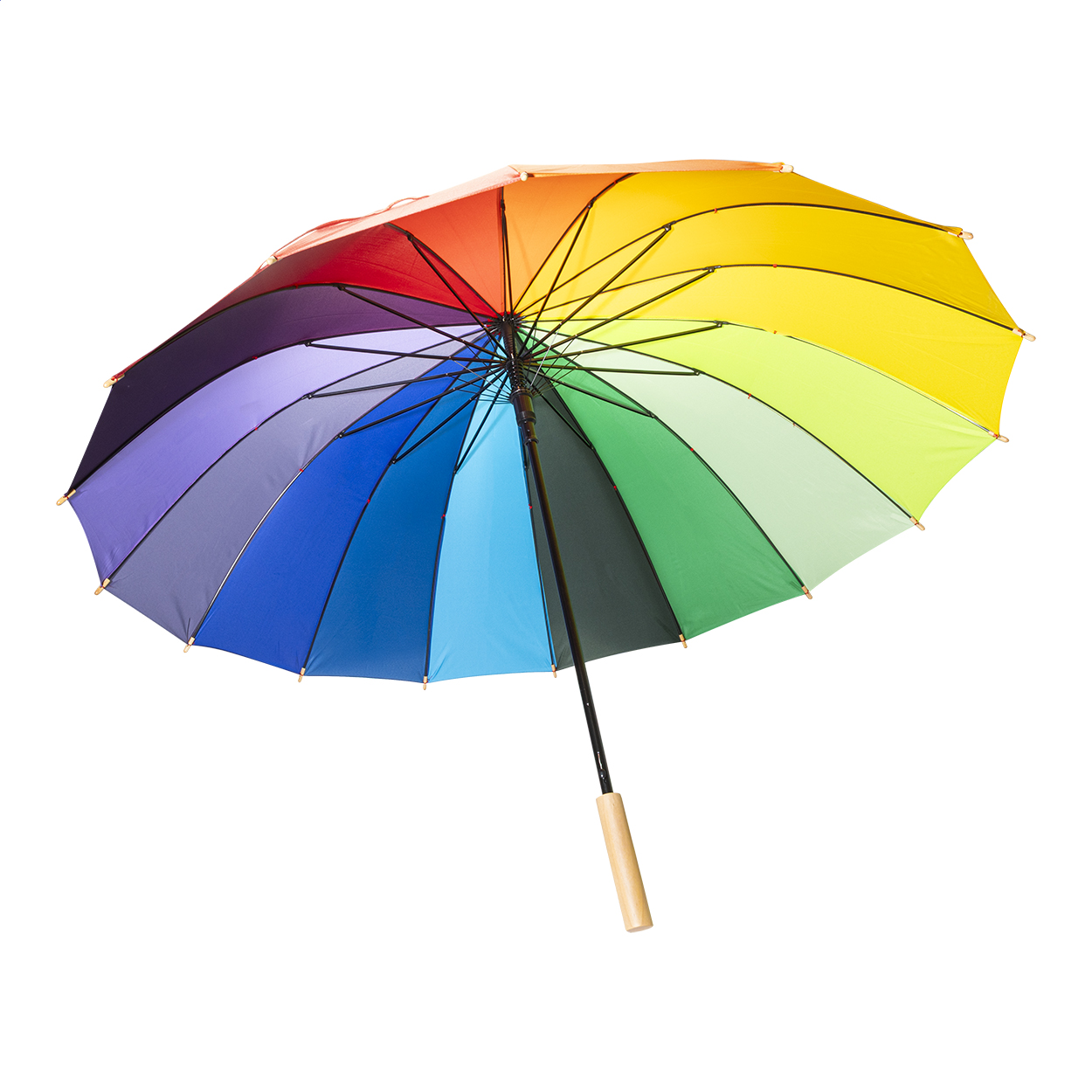 Ombrello arcobaleno — gadget promozionale personalizzabile con il tuo logo