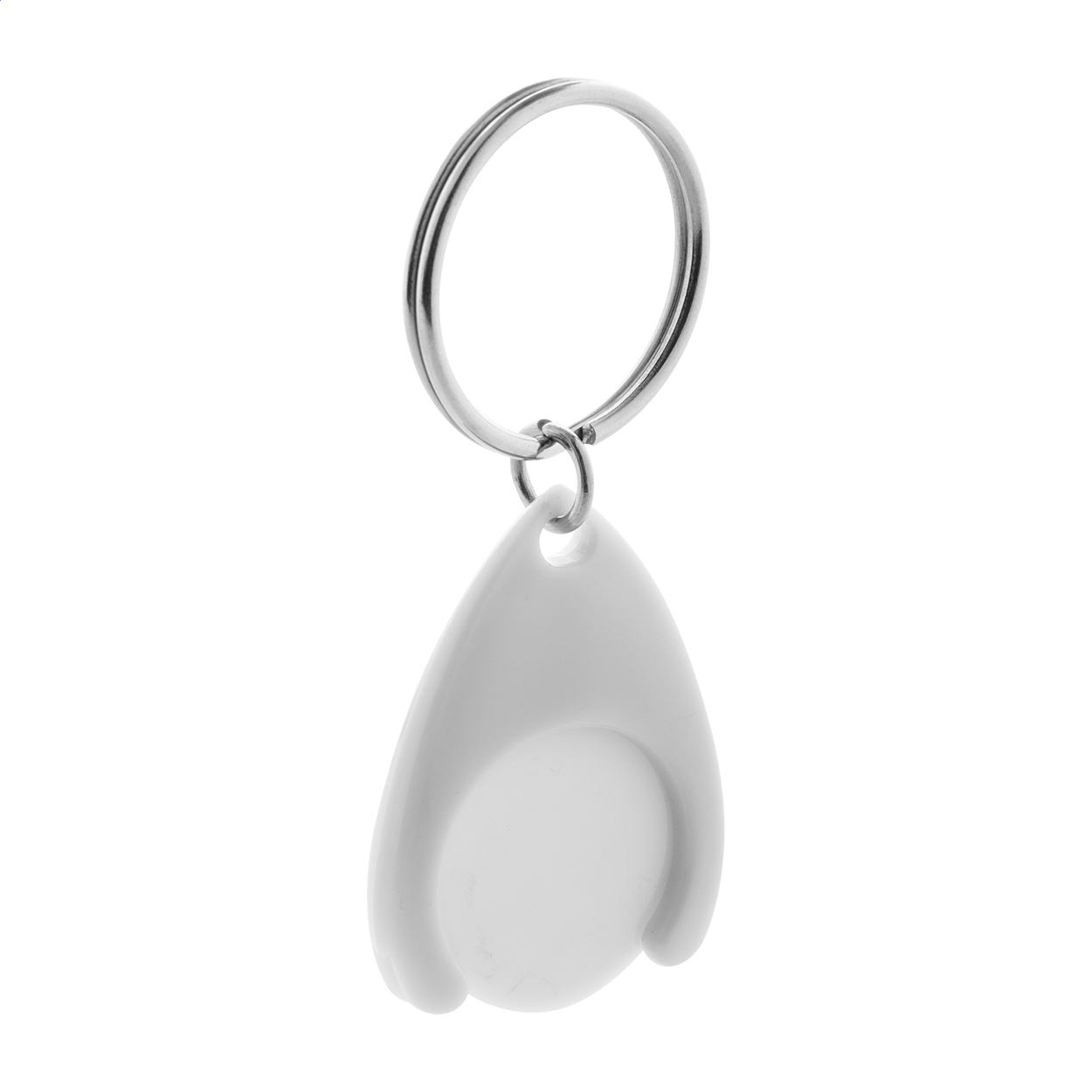 portachiavi con gettone — gadget promozionale personalizzabile con il tuo logo