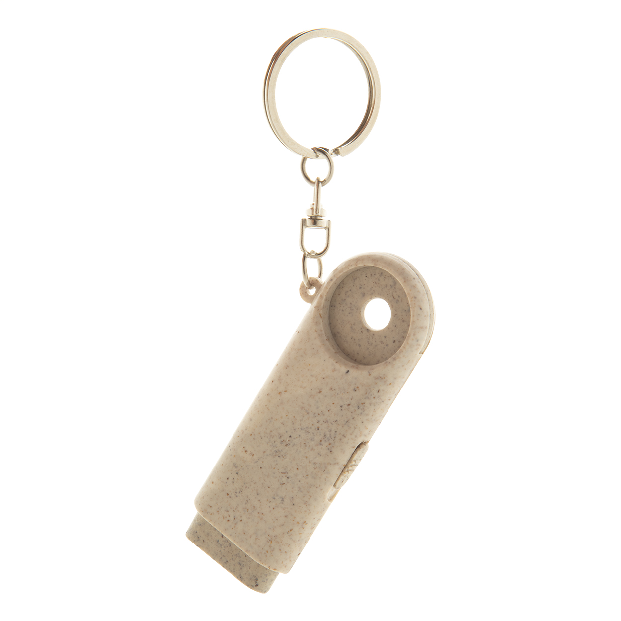 portachiavi con gettone — gadget promozionale personalizzabile con il tuo logo