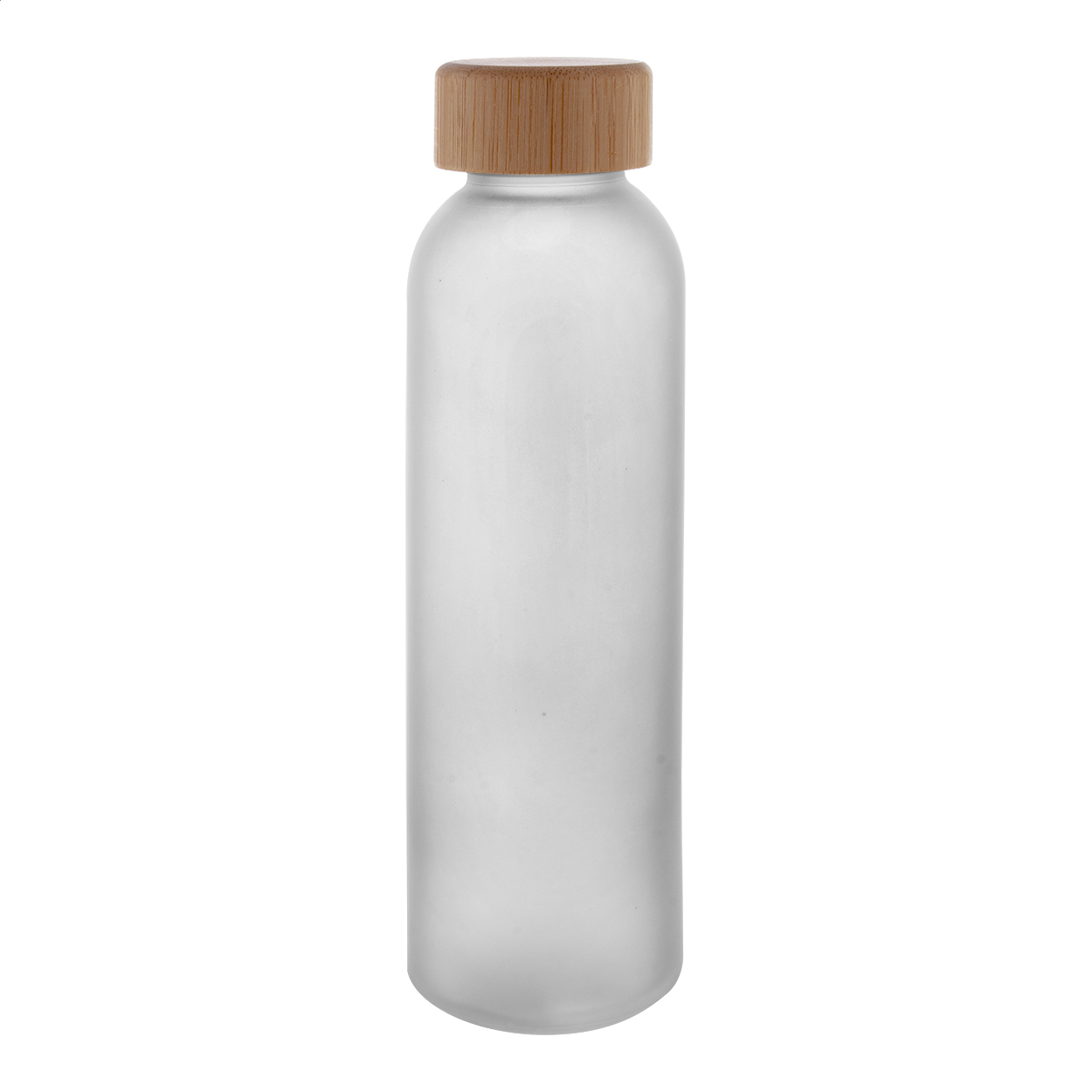 Borraccia in vetro smerigliato da 500 ml — gadget promozionale personalizzabile con il tuo logo