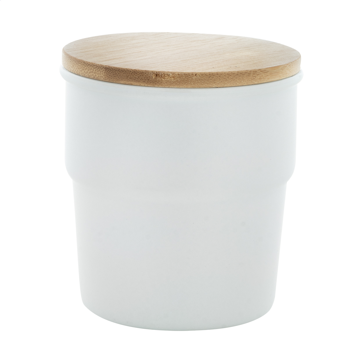 Bicchiere in ceramica — gadget promozionale personalizzabile con il tuo logo