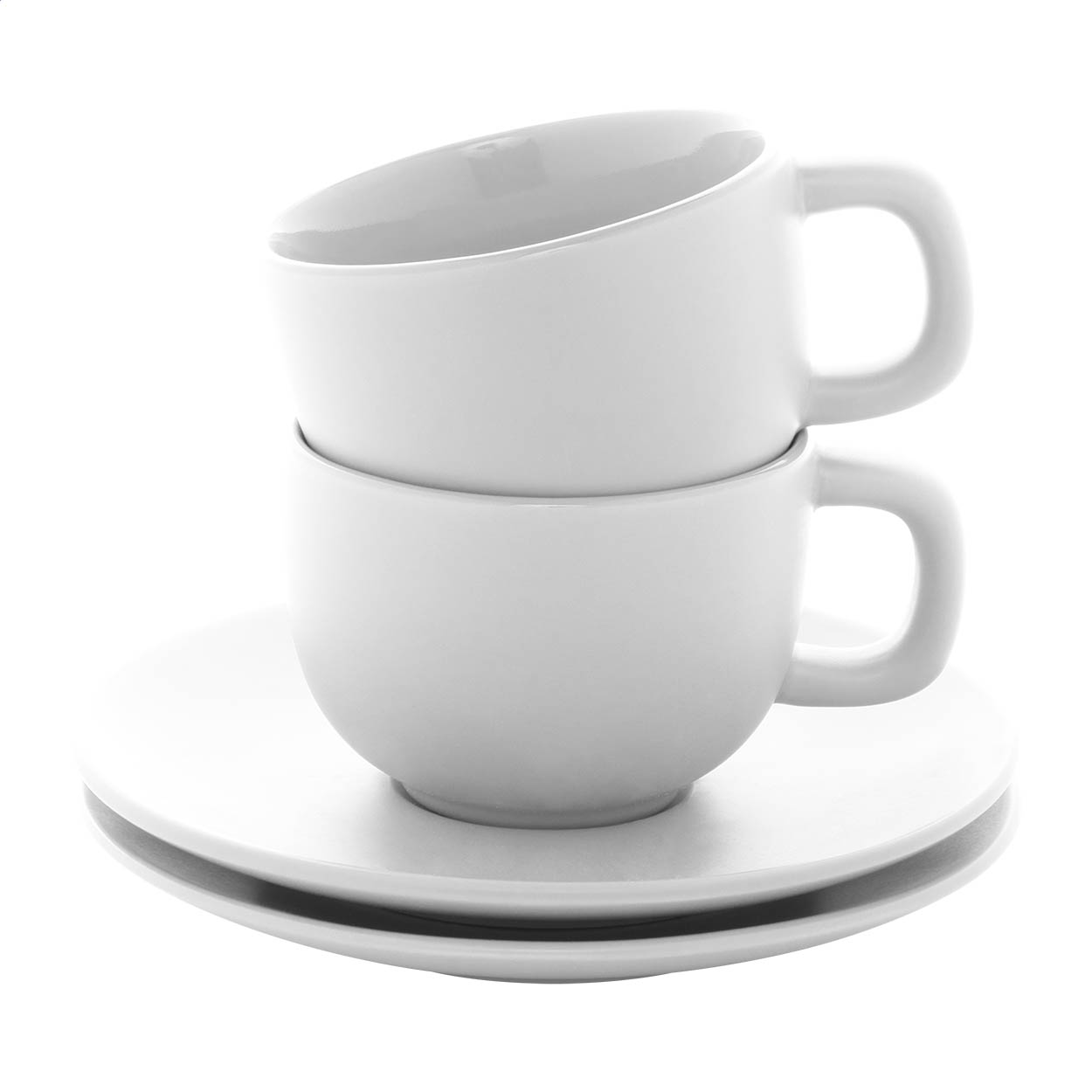 Set tazze da cappuccino — gadget promozionale personalizzabile con il tuo logo