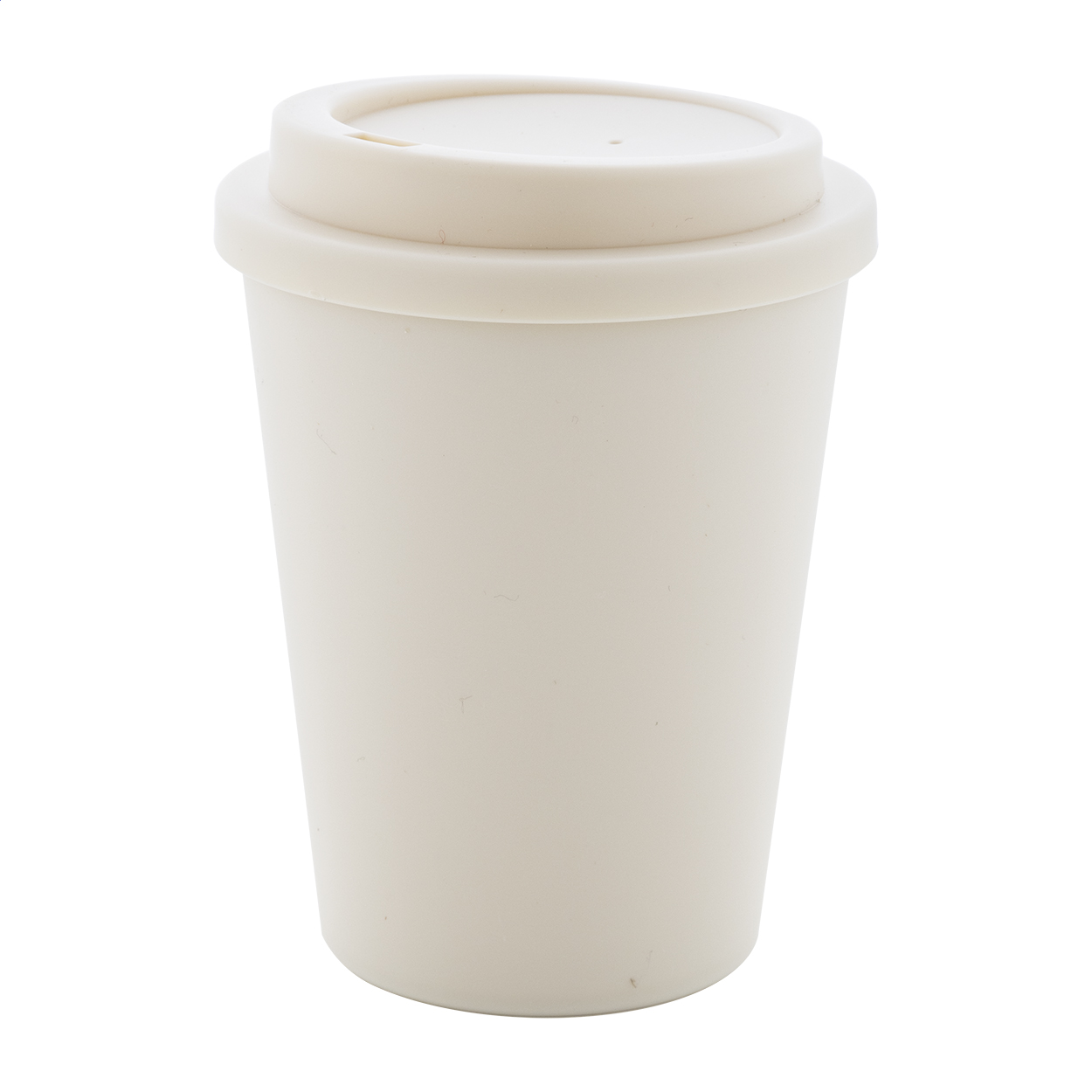 Bicchiere termico a doppia parete in plastica PP con capacità di 300ml — gadget promozionale personalizzabile con il tuo logo