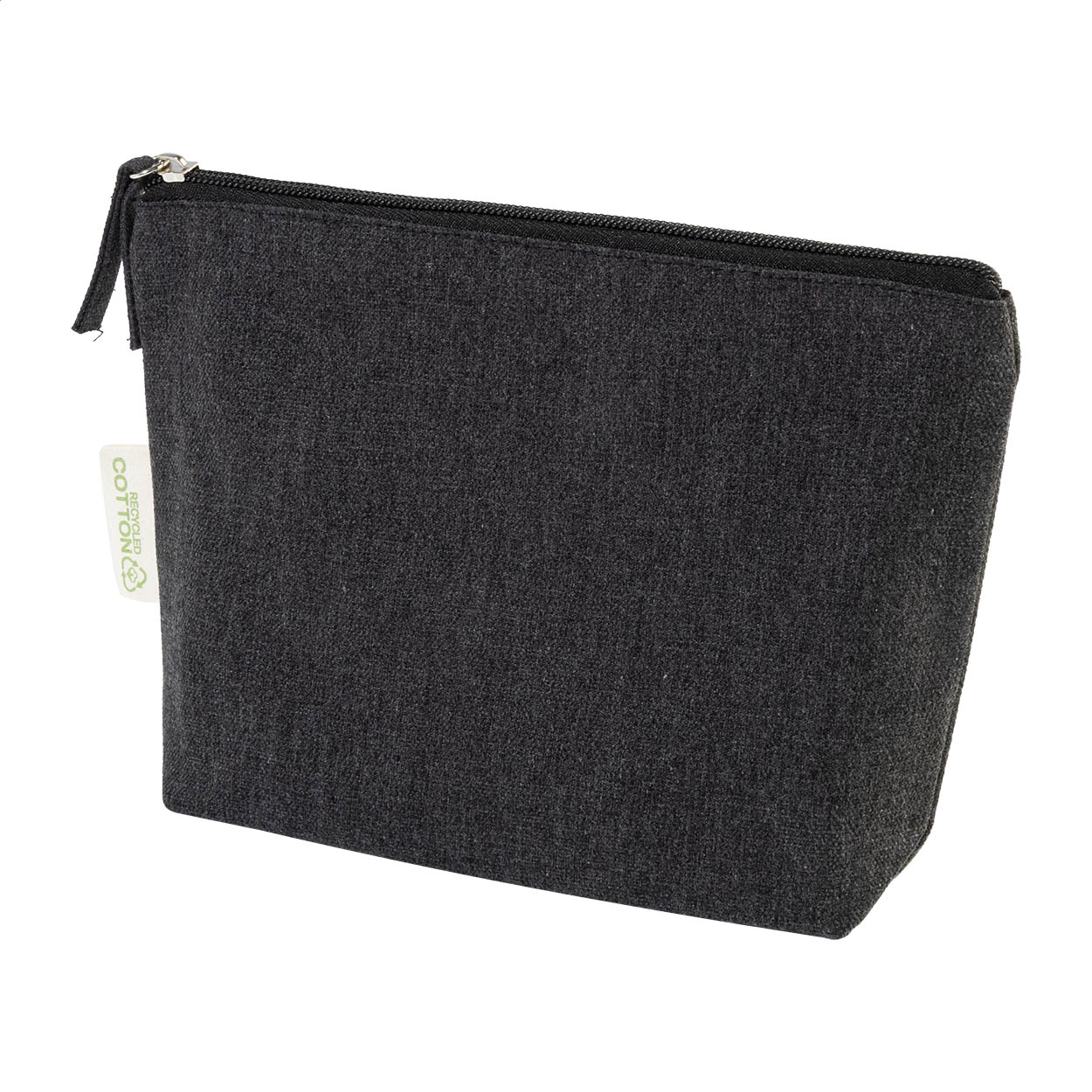 Trousse in cotone riciclato — gadget promozionale personalizzabile con il tuo logo