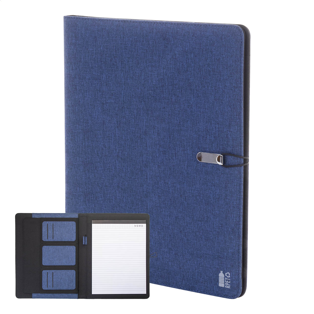 Cartella documenti in RPET — gadget promozionale personalizzabile con il tuo logo