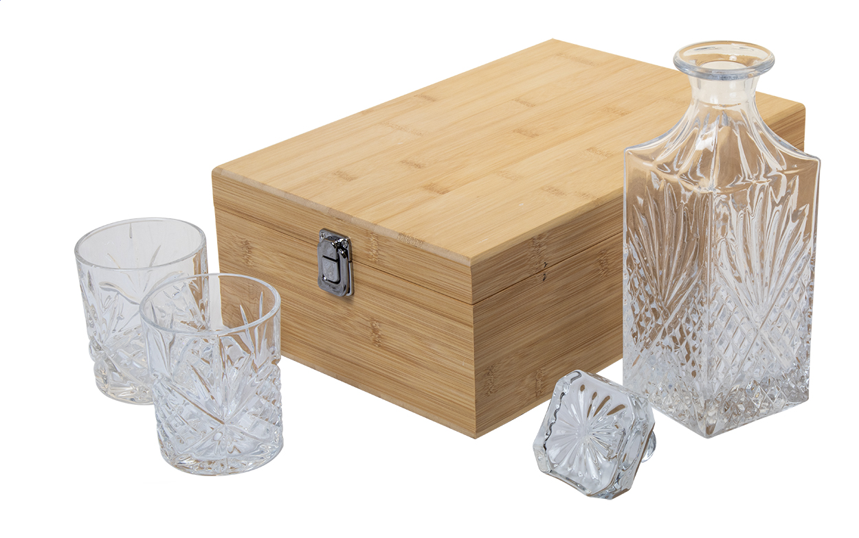 Set da whiskey — gadget promozionale personalizzabile con il tuo logo