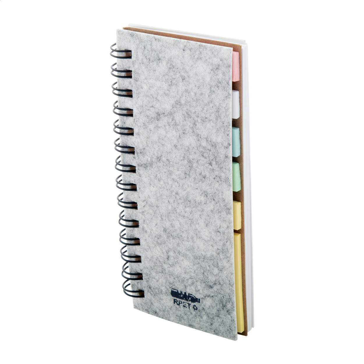 quaderno RPET — gadget promozionale personalizzabile con il tuo logo